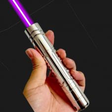 Puntatore laser viola ad alta potenza 405nm 200mW con acciaio inossidabile