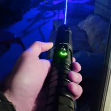 Puntatore laser blu portatile professionale e potente 465nm 5W