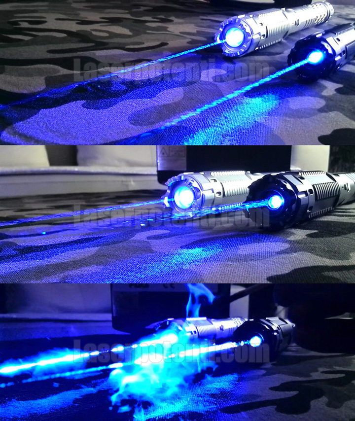 Puntatore laser blu 10000mW più potente del mondo