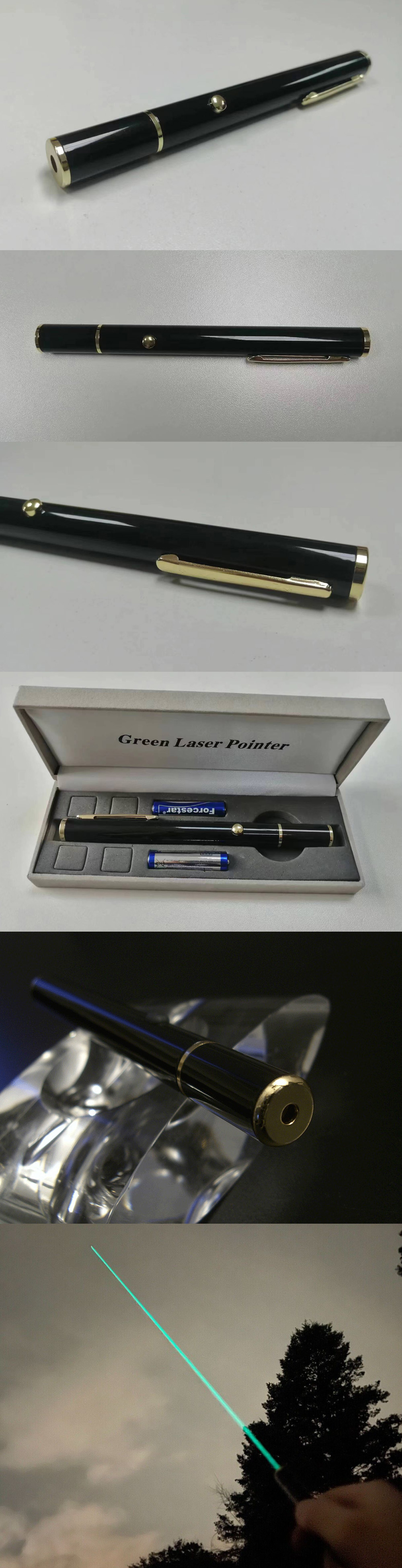 Penna laser verde 520 nm 50 mW