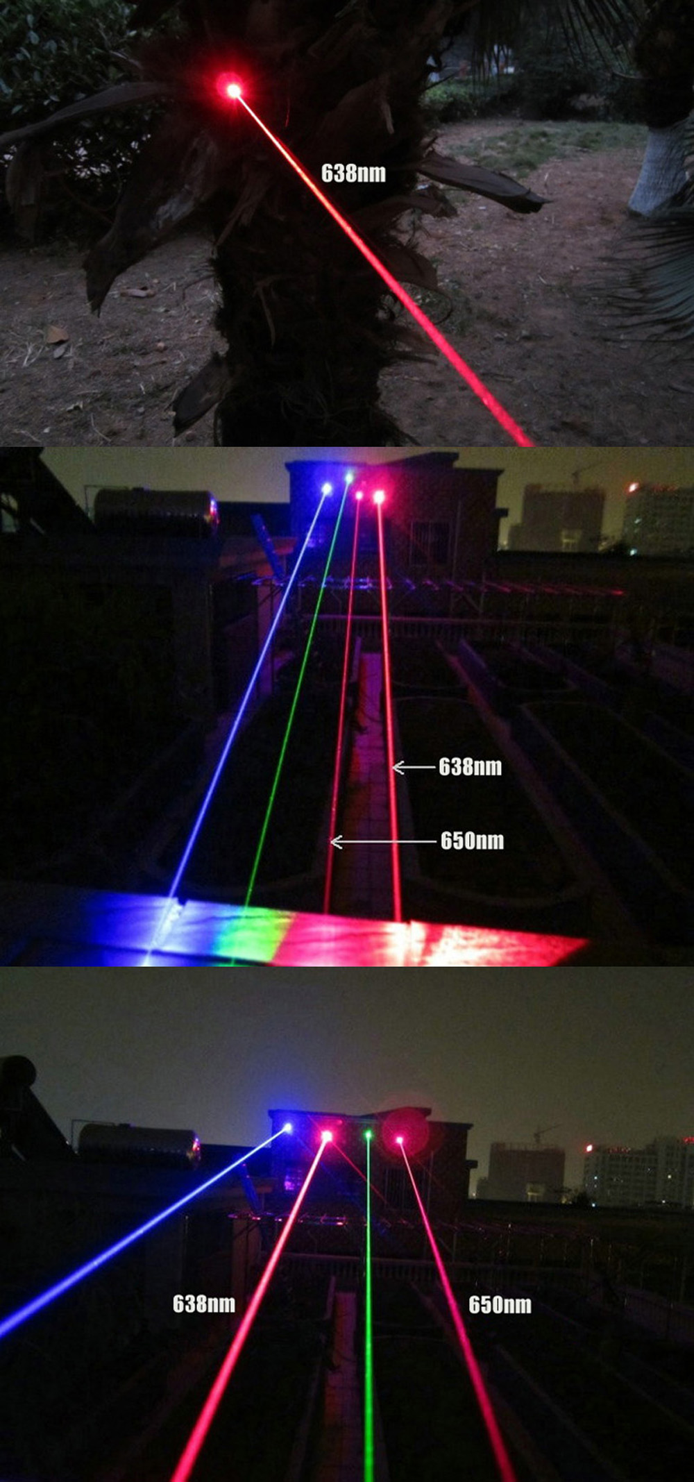 Puntatore laser 638nm 500mW / 1000mW