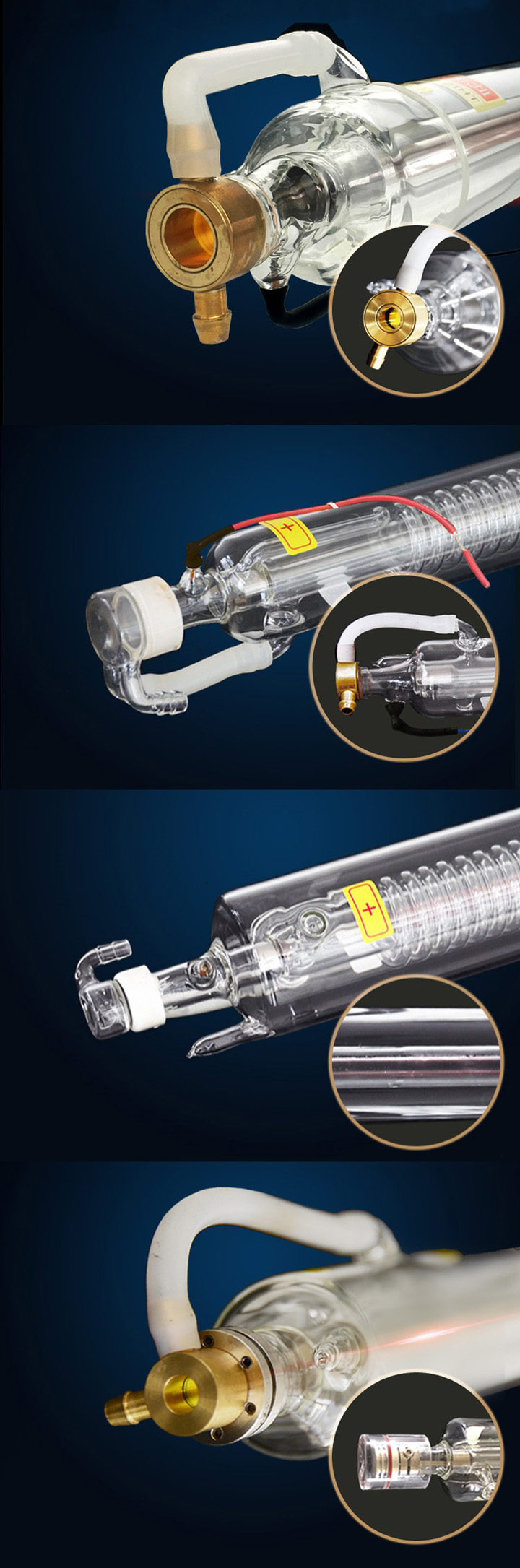 tubo laser CO2 per taglio