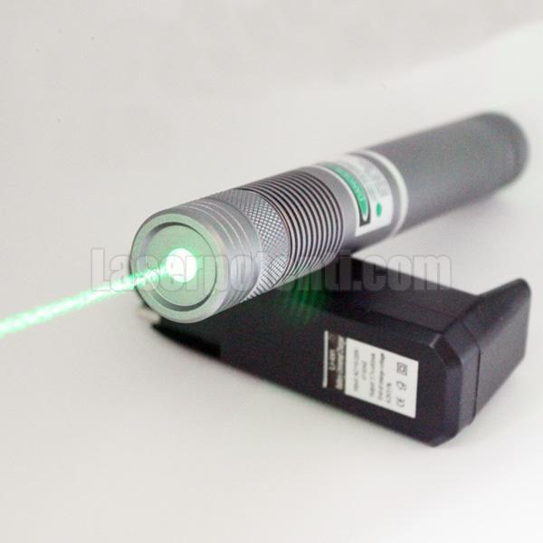 Puntatore laser verde verde 500MW argento - IT - Laserpointerpro