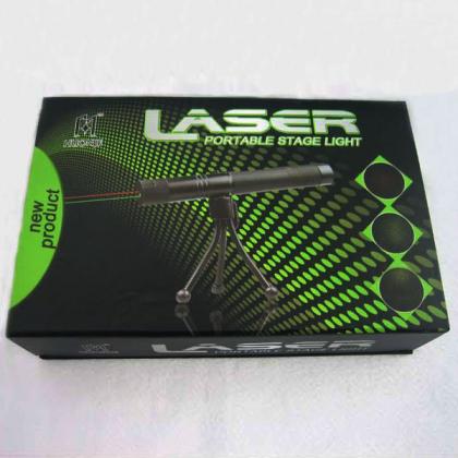 Puntatore laser economico 2 colori verde / rosso con modalità a impulsi