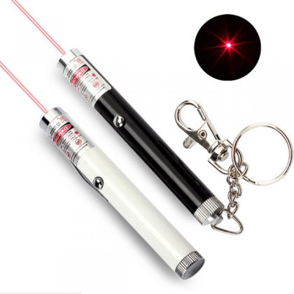 Penna laser rosso economica e piccola classe 3 con portachiavi