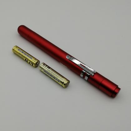 Penna puntatore laser rosso promozionale 150mW-200mW con batterie