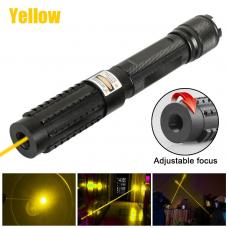 Puntatore laser giallo robusto portatile 593 nm 15 mW