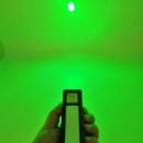Puntatore laser verde USB 520nm 100mW con torcia a LED